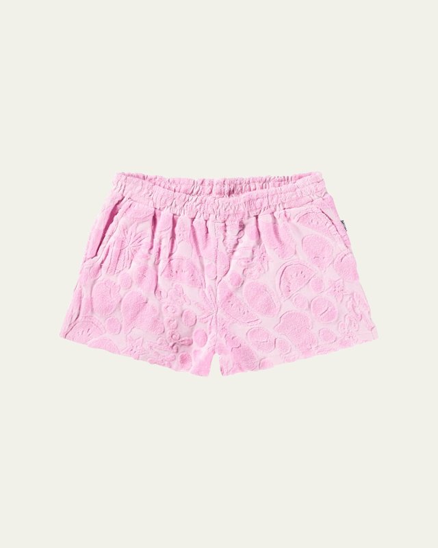 Girl's Angel Textured Woven Shorts, Size 8-16